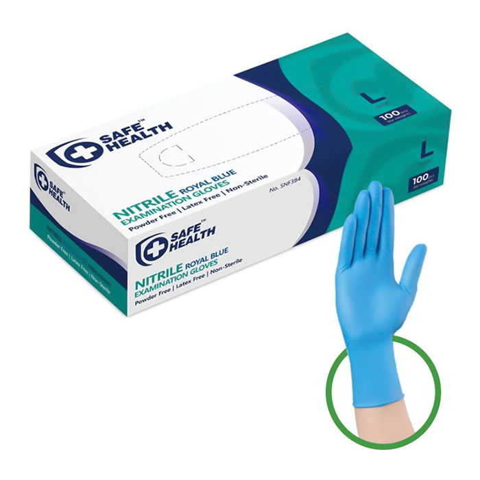Nitrile Gloves and Box Size Large