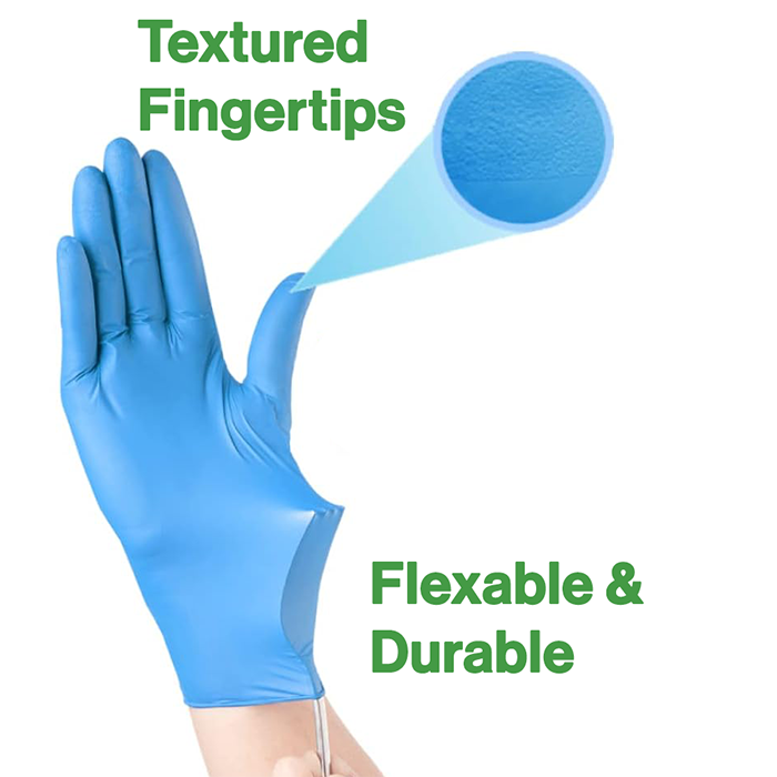 Nitrile Stretchy and textured Glove