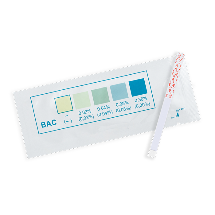 Alcohol Test Strip with pouch