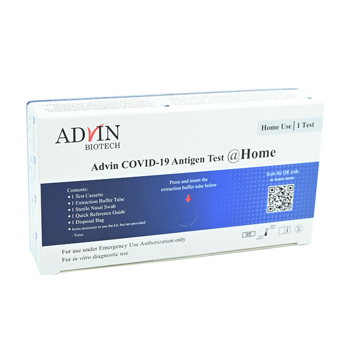 Advin COVID-19 Test Kit box