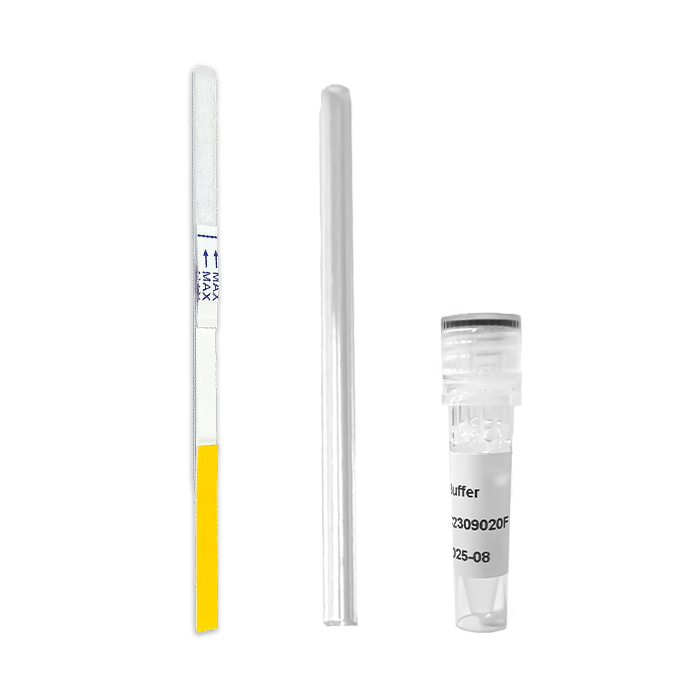 CRP Test Strip (Quad Line) kit components