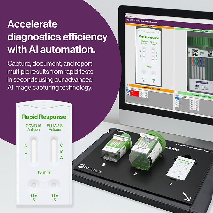 Multi-Drug Saliva Test Cup with Lateral Flow Scanner