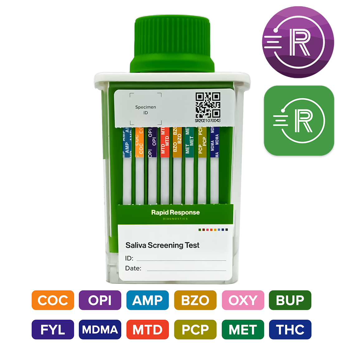 Multi-Drug Saliva Drug Test Cup