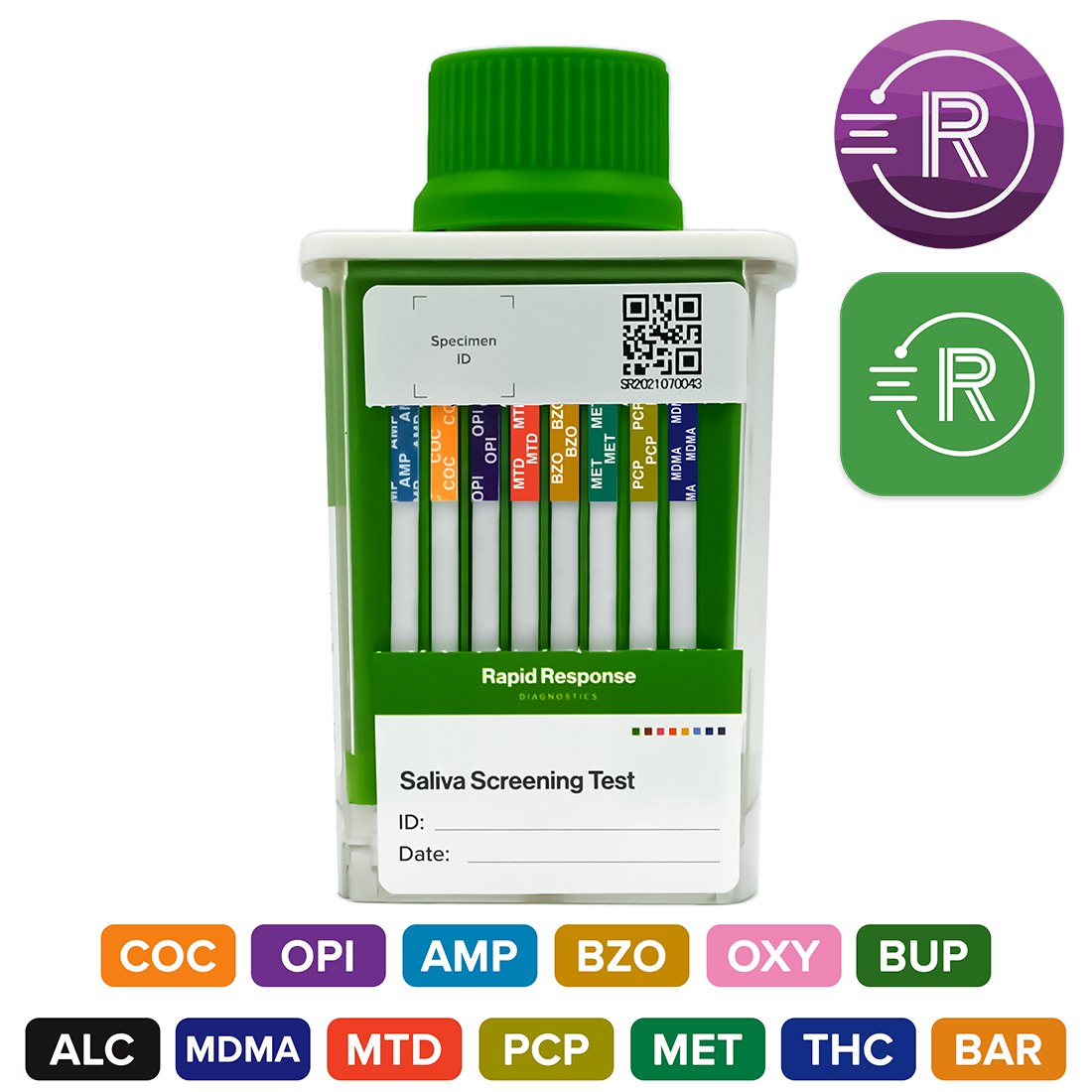 Multi-Drug Saliva Drug Test Cup