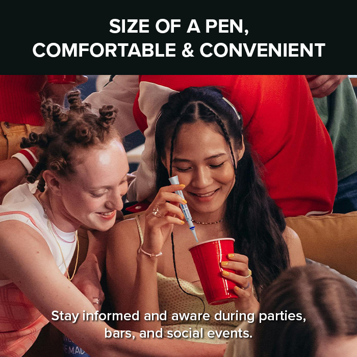 Size of a pen, comfortable and convenient
