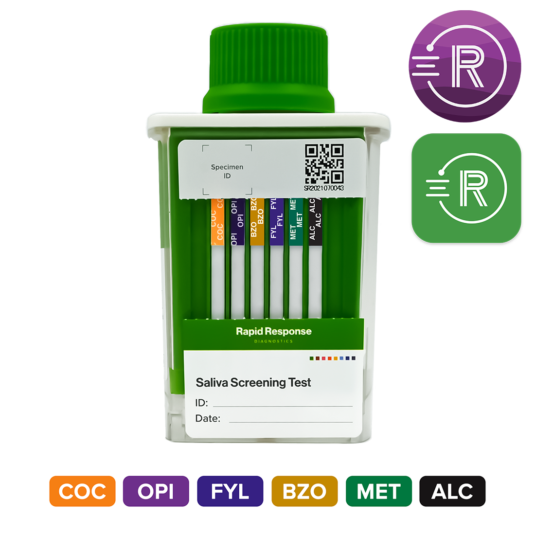 Multi-Drug Saliva Drug Test Cup