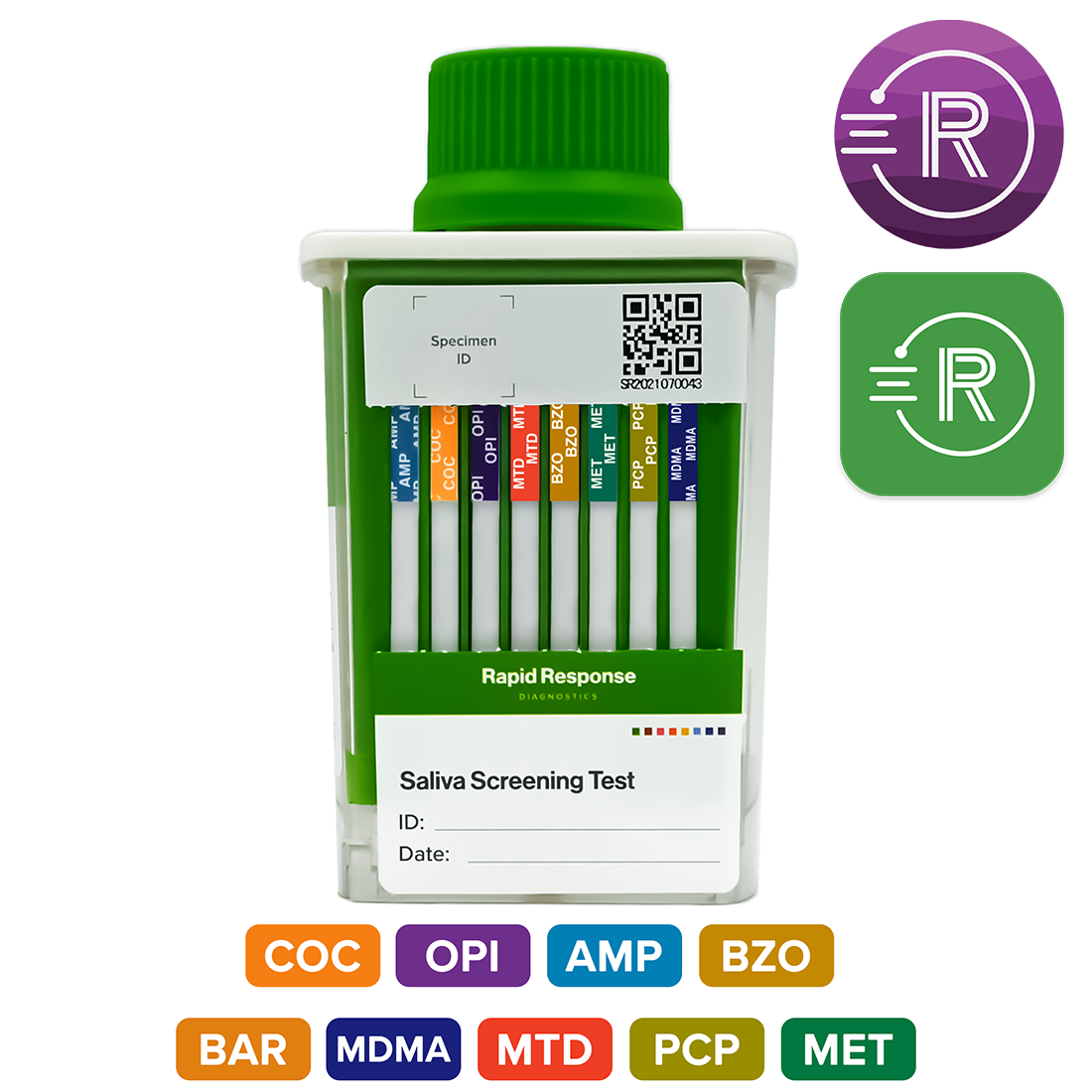 Rapid Response 9 Parameter Multi Drug Saliva Test Cup BTNX Inc Rapid Response 9 Parameter Multi Drug Saliva Test Cup BTNX Inc