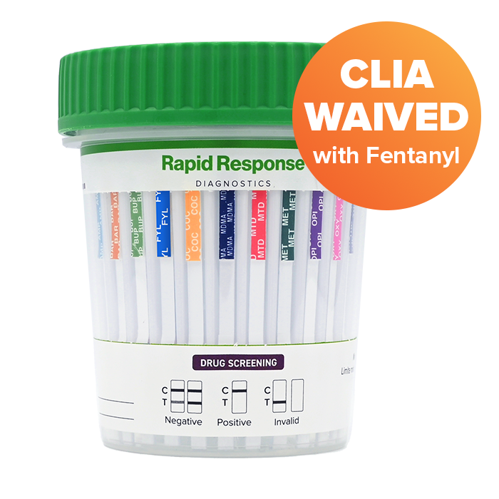 Drug Screen Cup CLIA Waived with Fentanyl