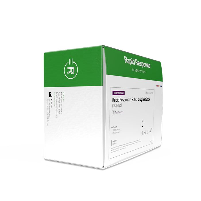 Saliva Drug Test Stick box side