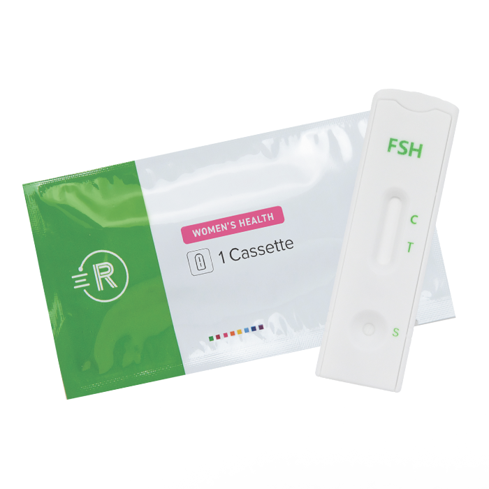 FSH Menopause Test Cassette and pouch