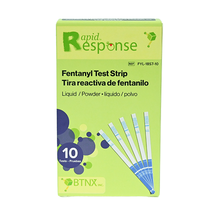 Rapid Response BTNX Fentanyl FYL Test Strip box