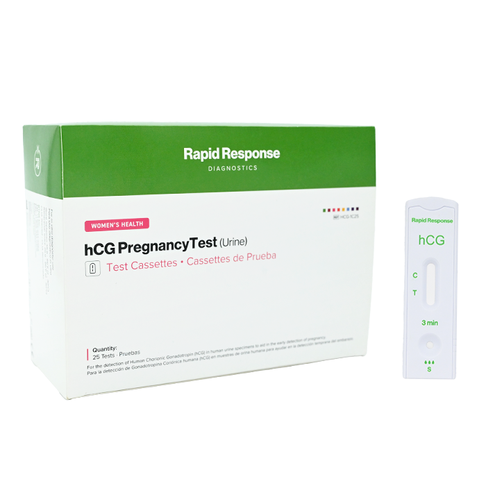 hCG Pregnancy Test Cassette and box