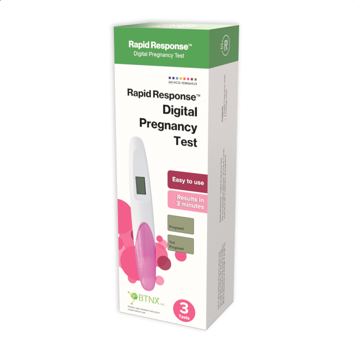 Digital Pregnancy Test Side View