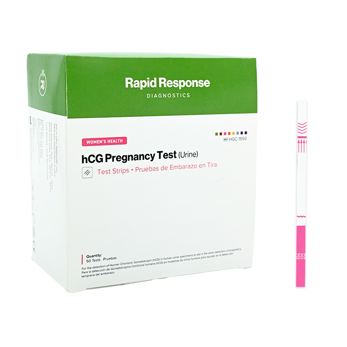 hCG Pregnancy Test Strip - Pack of 50 Tests