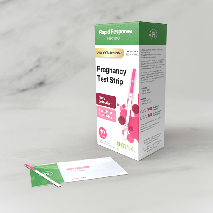 Rapid Response Pregnancy Test Strip