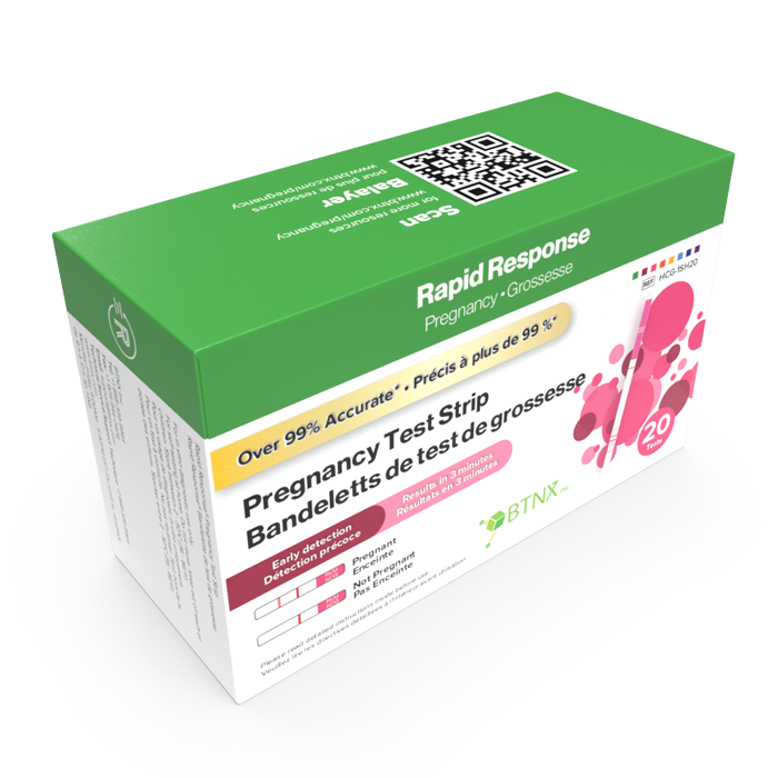 Rapid Response Pregnancy Test Strip