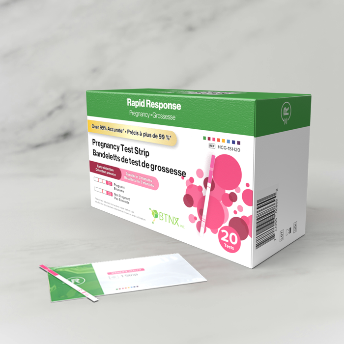 Rapid Response Pregnancy Test Strip