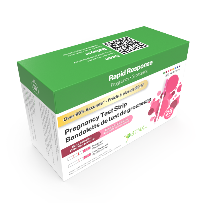 Rapid Response Pregnancy Test Strip