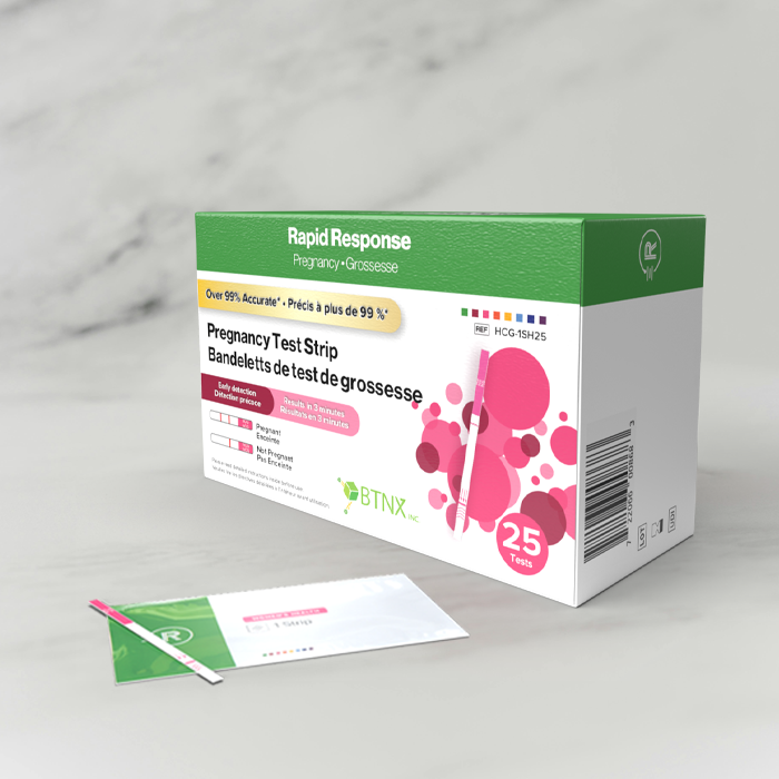 Rapid Response Pregnancy Test Strip