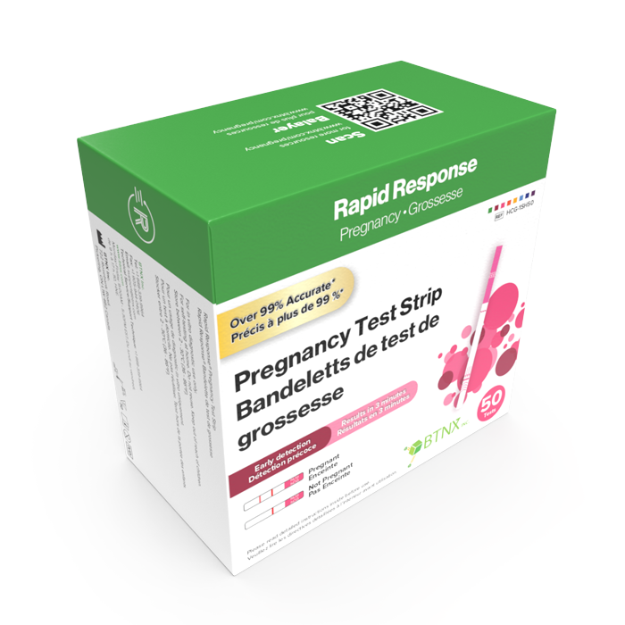 Rapid Response Pregnancy Test Strip