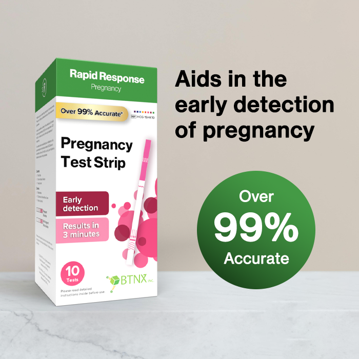 Rapid Response Pregnancy Test Strip