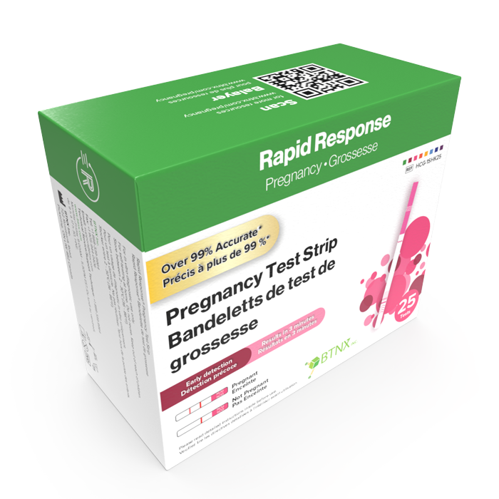 Rapid Response Pregnancy Test Strip