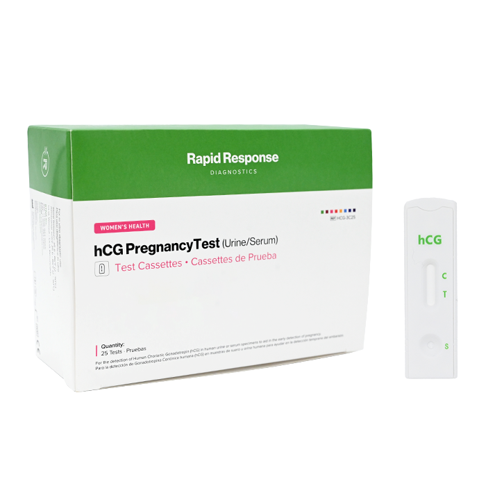 hCG Pregnancy Test Cassette Combo- Pack of 25 Tests