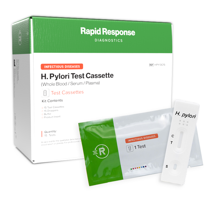 	H. Pylori Test Cassette with box and pouch
