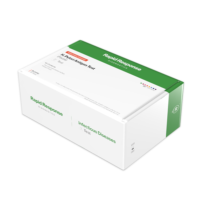 H. pylori Antigen Test box angle