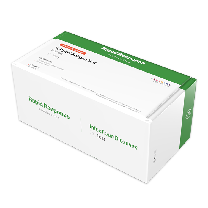 H. pylori Antigen Test box angle