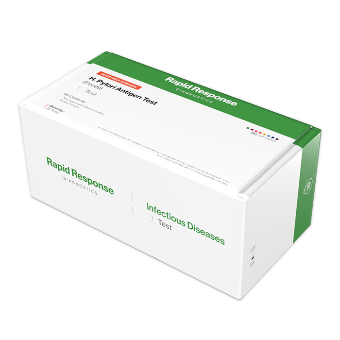 H. pylori Antigen Test box angle