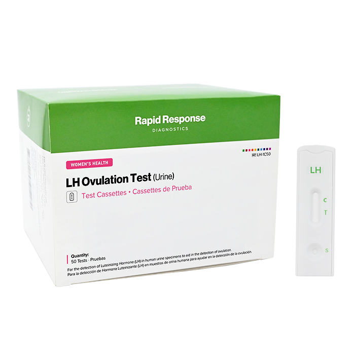 LH Ovulation Test Box and Cassette - Pack of 50