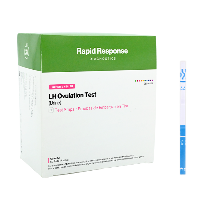 LH Ovulation Test Strip and box - Pack of 50
