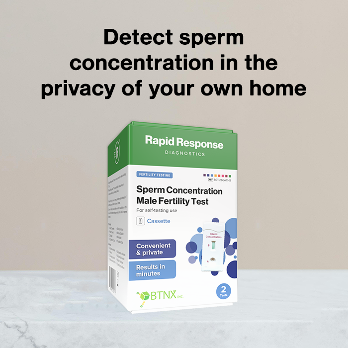 Sperm concentration test on table