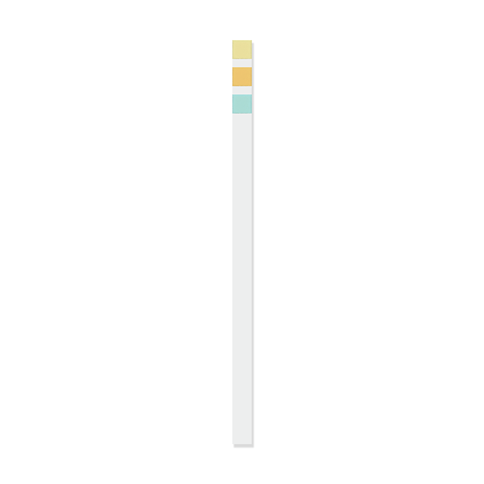 3 Parameter Urinalysis Reagent Strip Strip