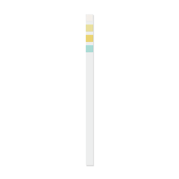 4 Parameter Urinalysis Reagent Strip With labels