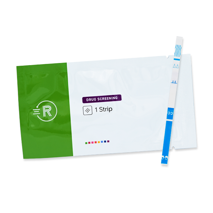 Test strip and pouch
