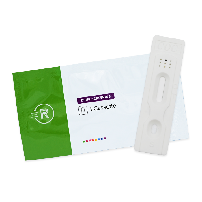 Single Parameter Drug Test Cassette and pouch